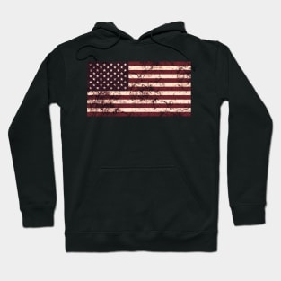 Vintage American Flag Hoodie